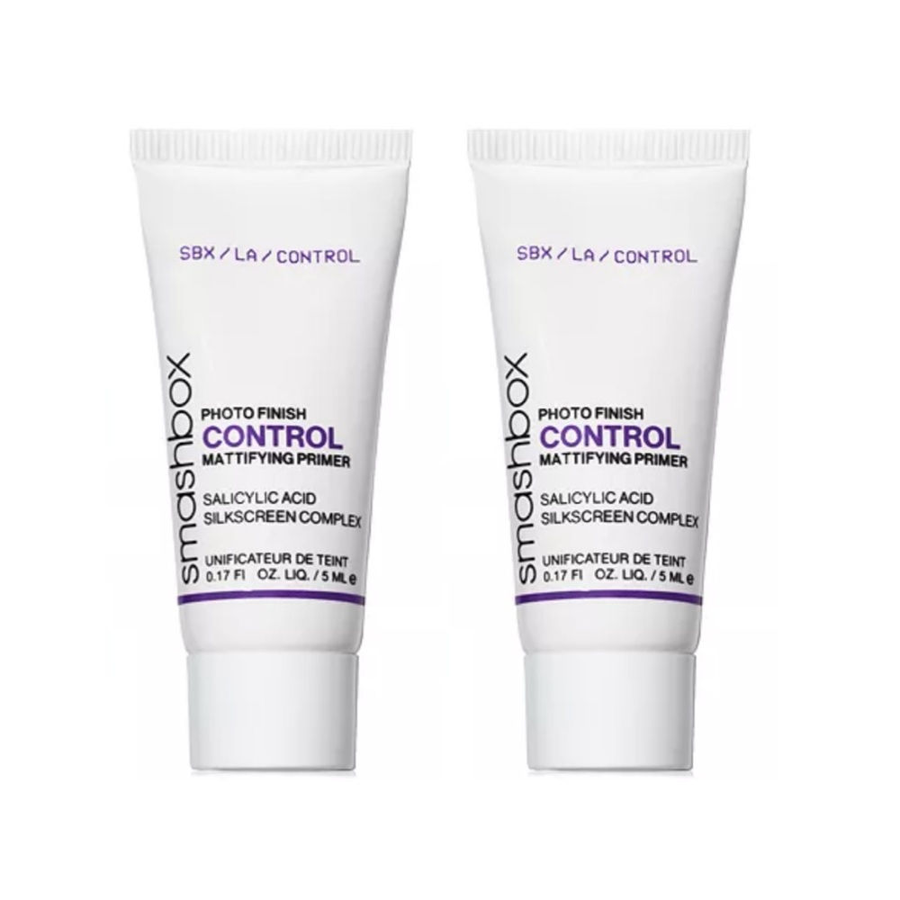 $7❤️🔥 LAST 1! SMASHBOX Photo Finish Control Mattifying Primer 2PK 🪞 NEW Matte